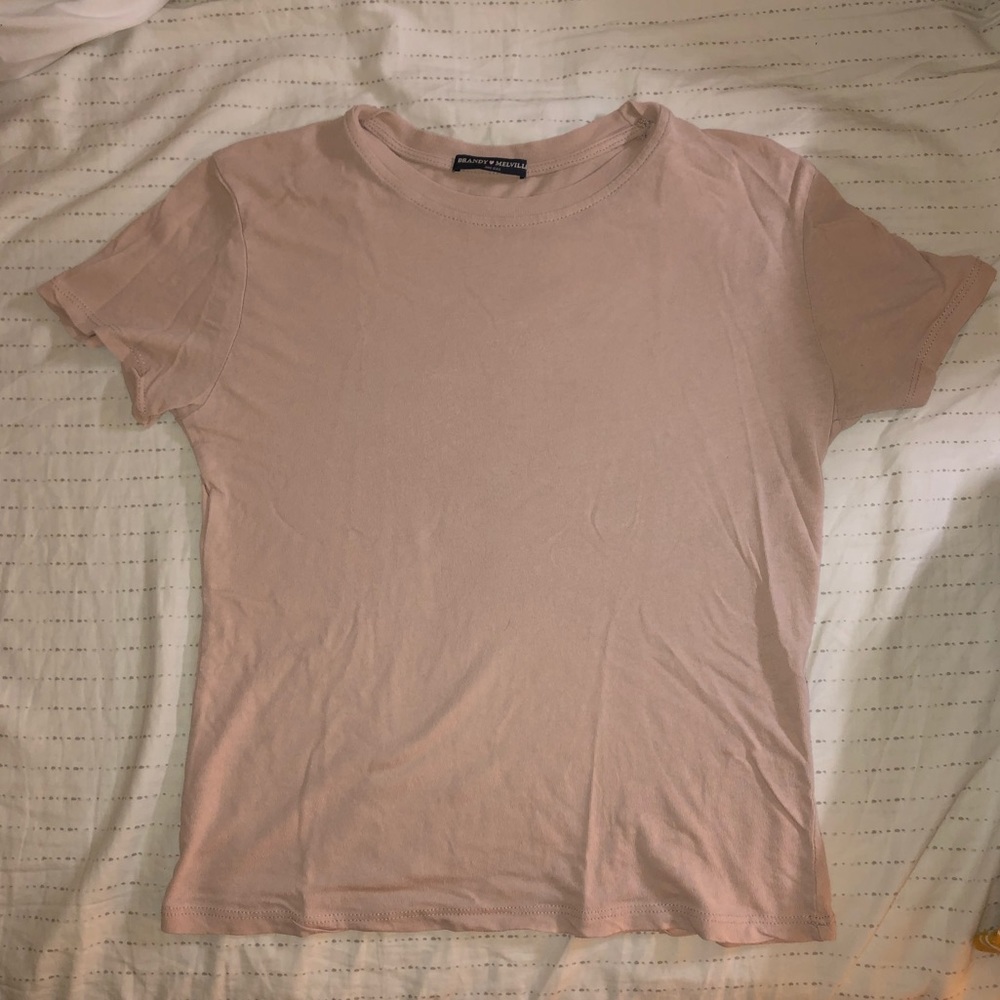 Brandy Melville Soft Pink Shirt